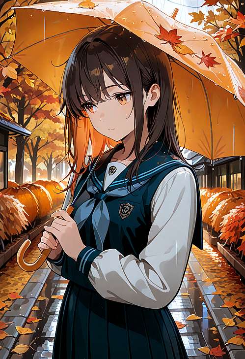 秋韵图片唯美