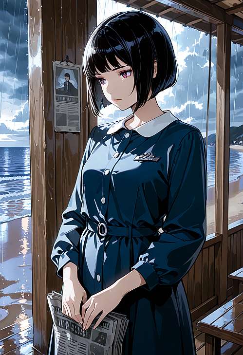 暴雨前夕的文案